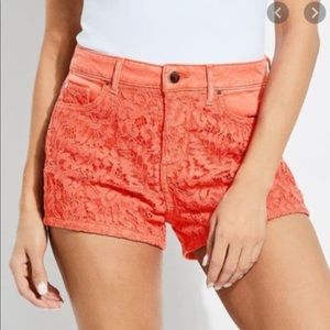 Guess Sun Bleached High Rise Claudia Short
